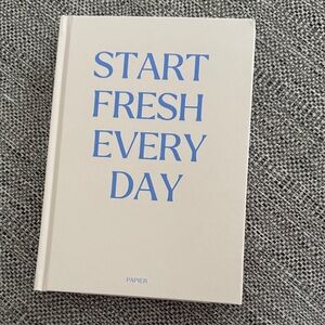 Papier Cream and Blue Notebook